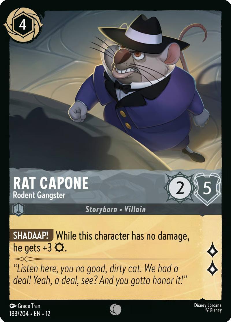 Rat Capone - Rodent Gangster - 183/204 [Wilds Unknown] [Non-Foil]