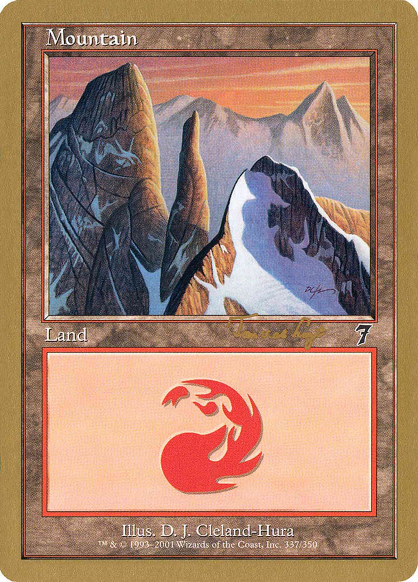 Mountain [tvdl337] [Tom van de Logt] [337] [World Championship Decks 2001] [Non-Foil]