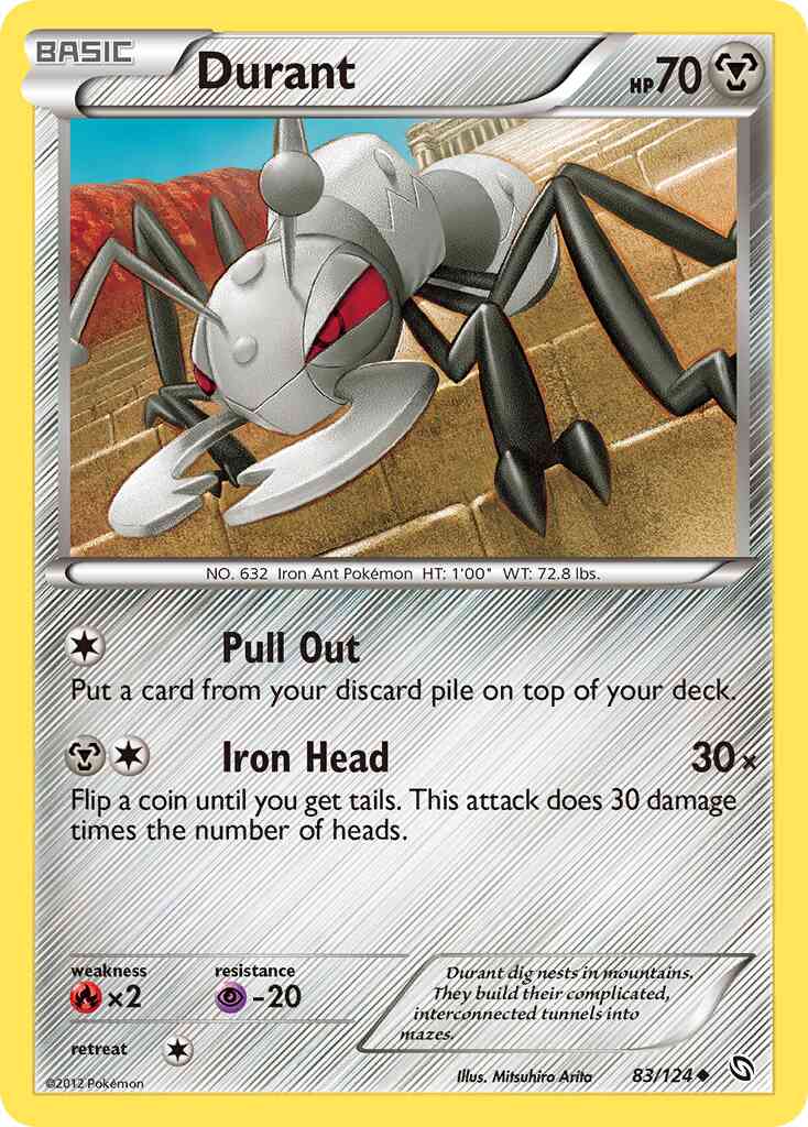 Durant - 83/124 - Uncommon [bw6-83] [Reverse Holo]