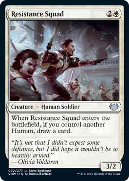 Resistance Squad [32] [Innistrad: Crimson Vow] [Non-Foil]