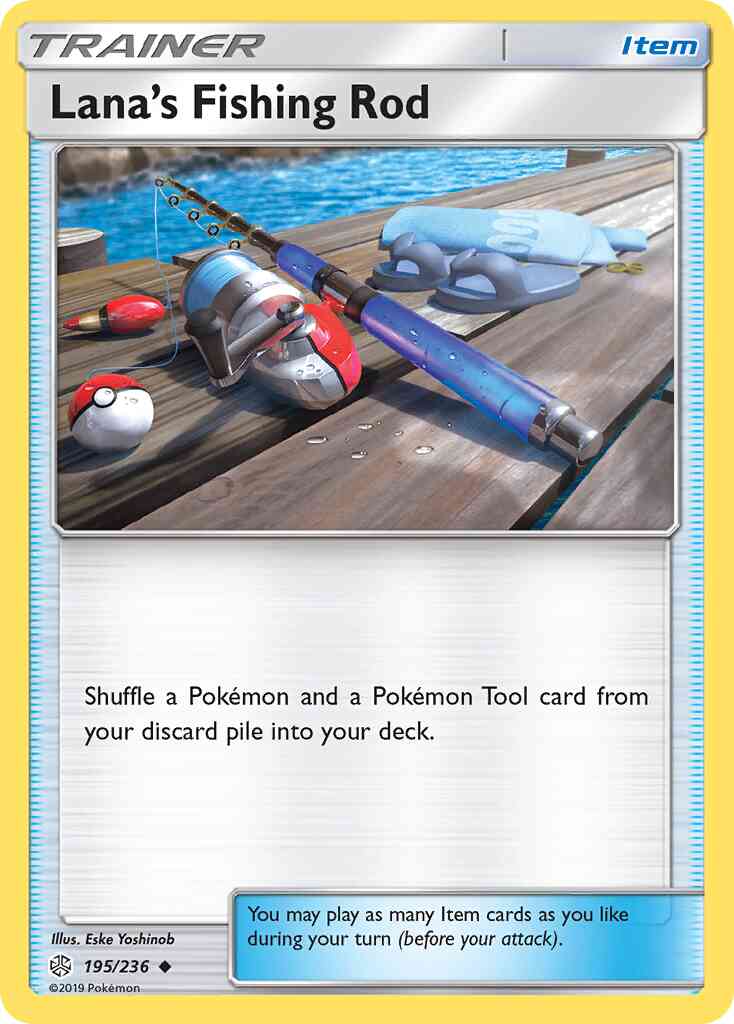 Lana's Fishing Rod - 195/236 - Uncommon [sm12-195] [Non-Holo]