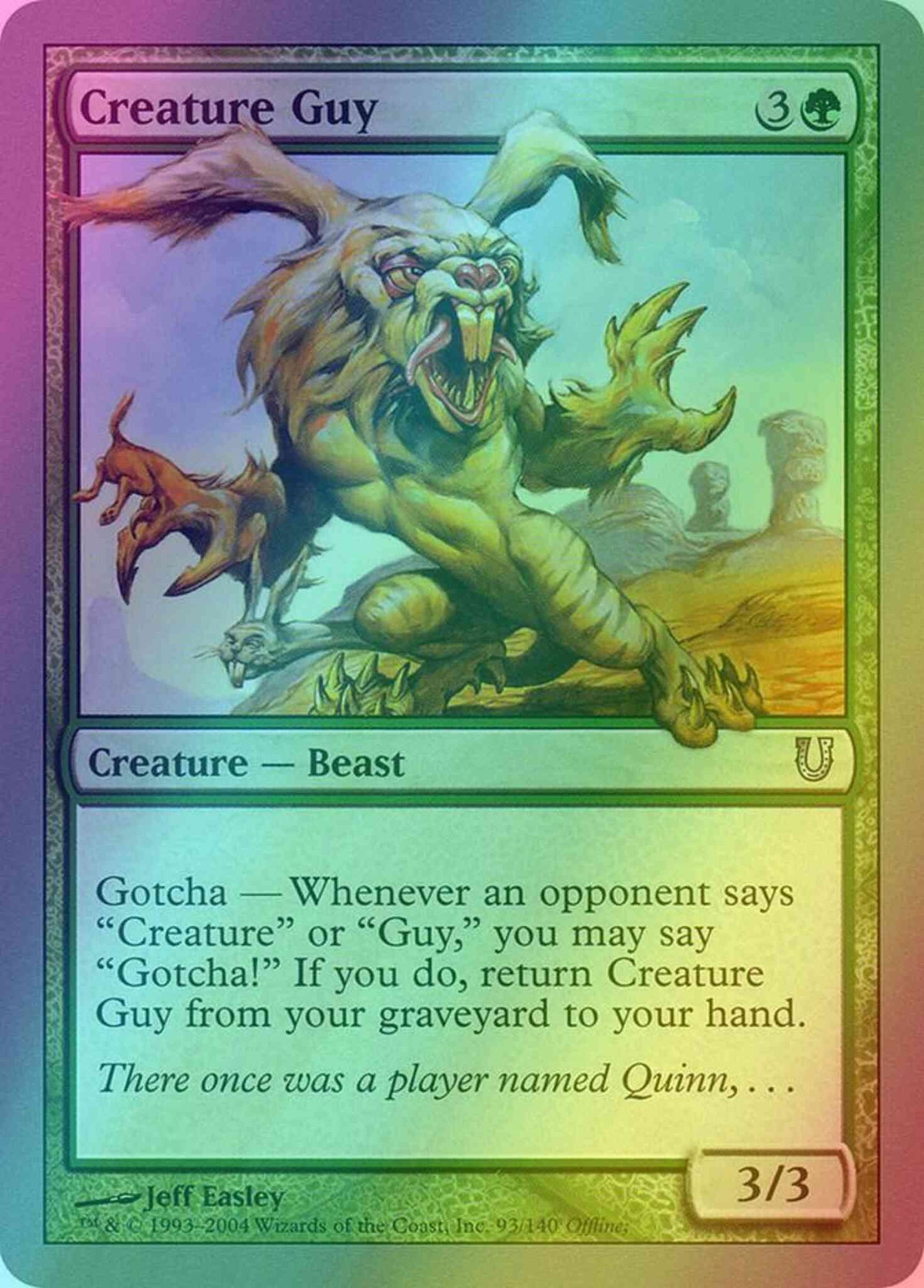 Creature Guy [93] [Unhinged] [Foil]
