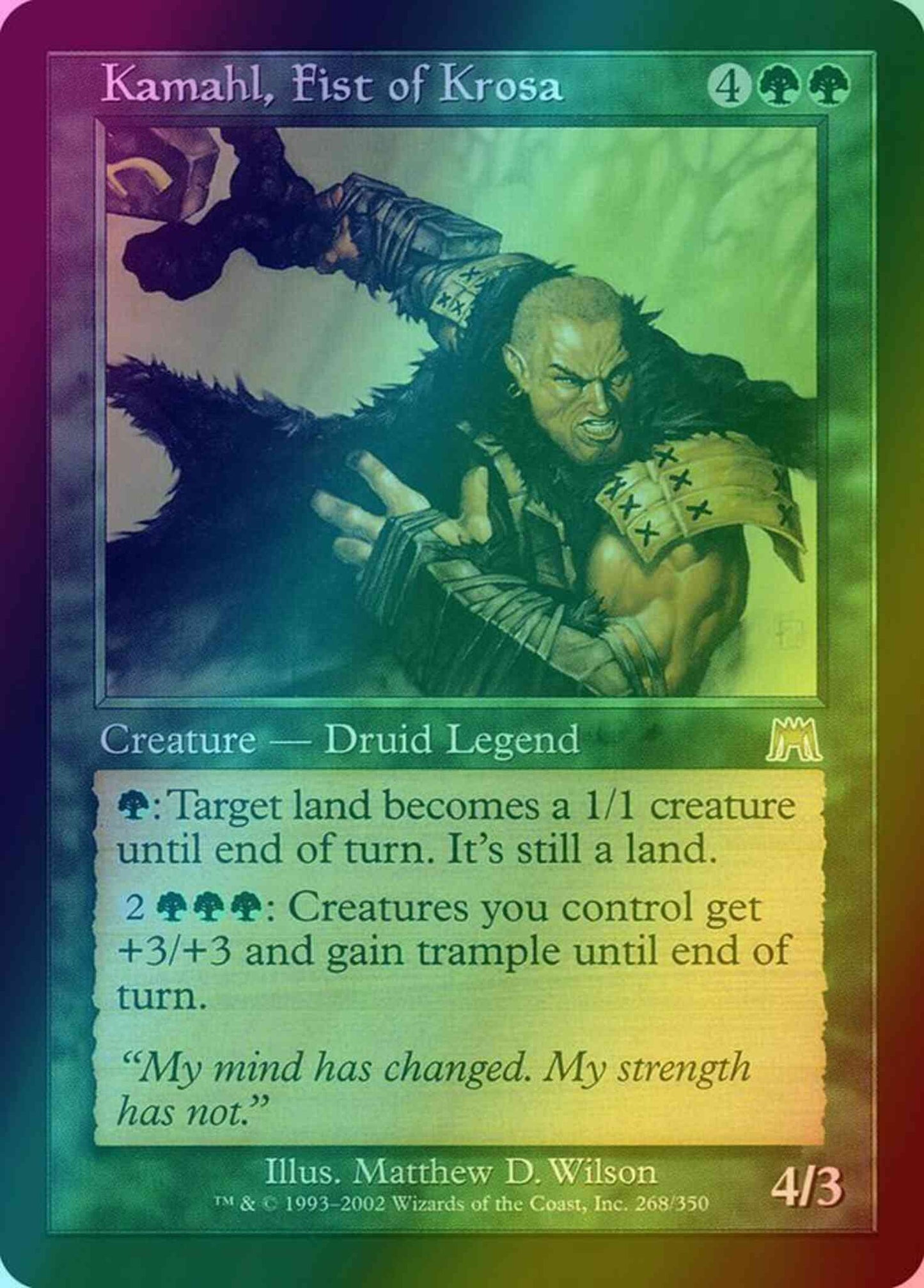 Kamahl, Fist of Krosa [268] [Onslaught] [Foil]