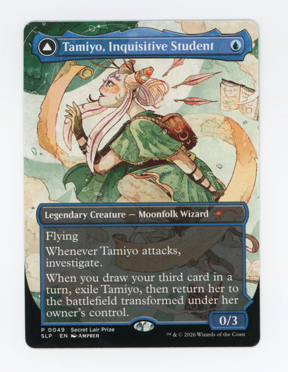 Tamiyo, Inquisitive Student // Tamiyo, Seasoned Scholar — Borderless — ID 18664