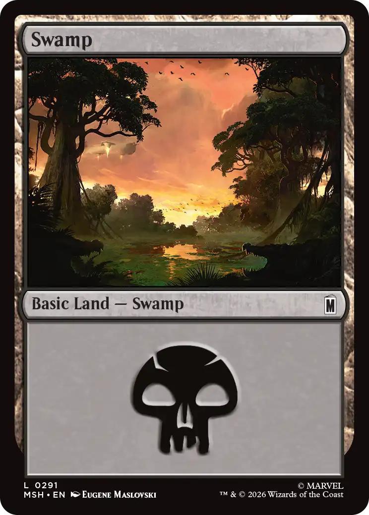 Swamp [291] [Marvel Super Heroes] [Non-Foil]
