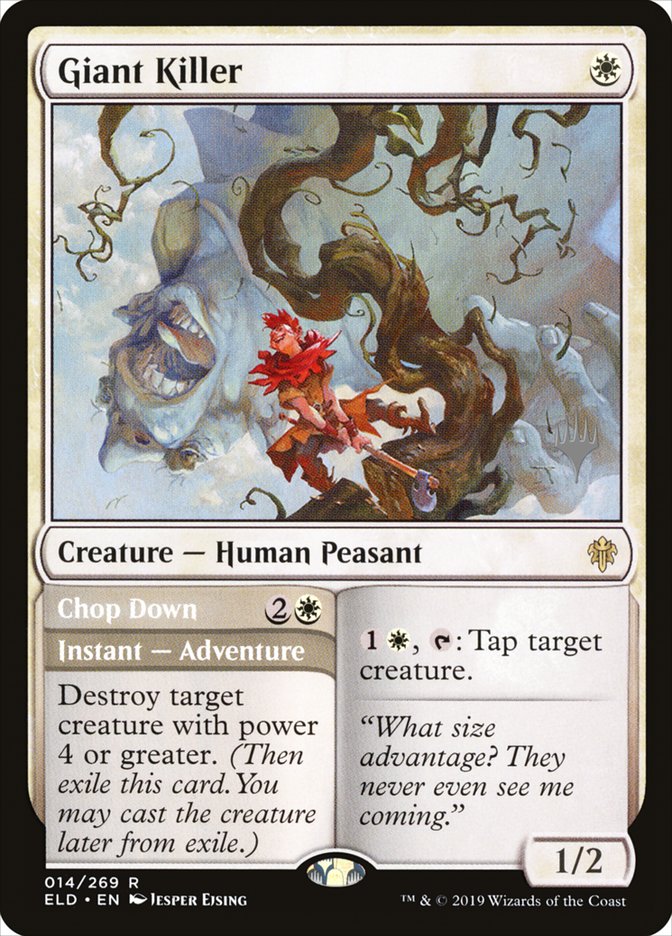 Giant Killer // Chop Down [14p] [Promo Pack] [Throne of Eldraine Promos] [Non-Foil]