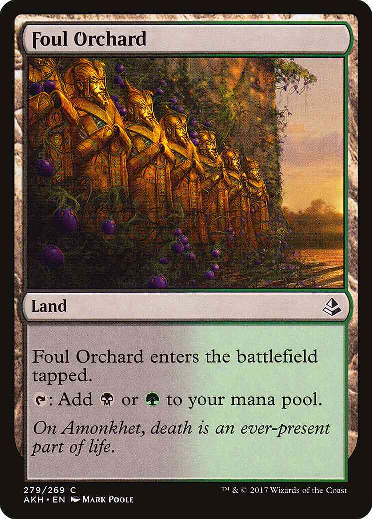 Foul Orchard [Planeswalker Deck Exclusive] [279] [Amonkhet] [Non-Foil]