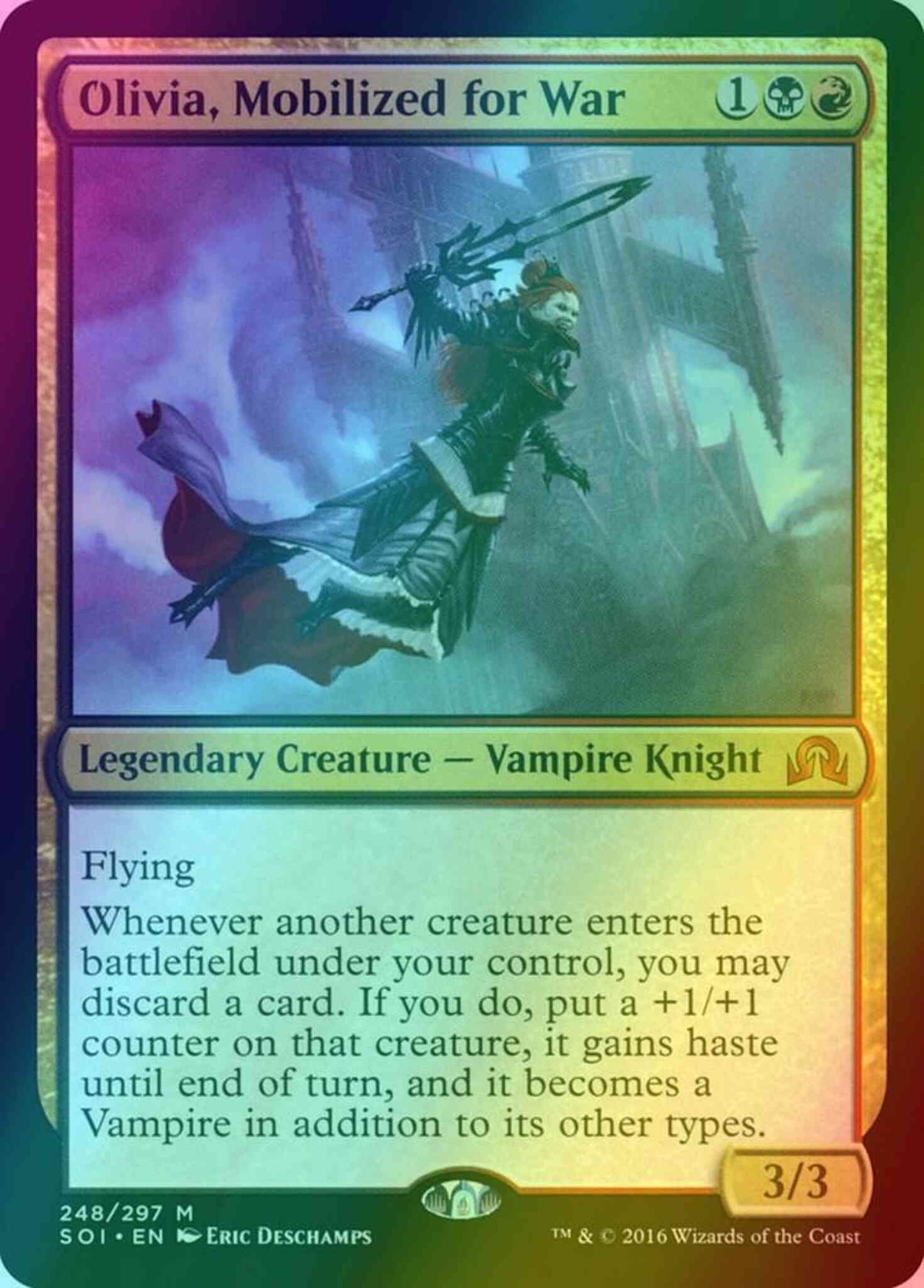Olivia, Mobilized for War [248] [Shadows over Innistrad] [Foil]