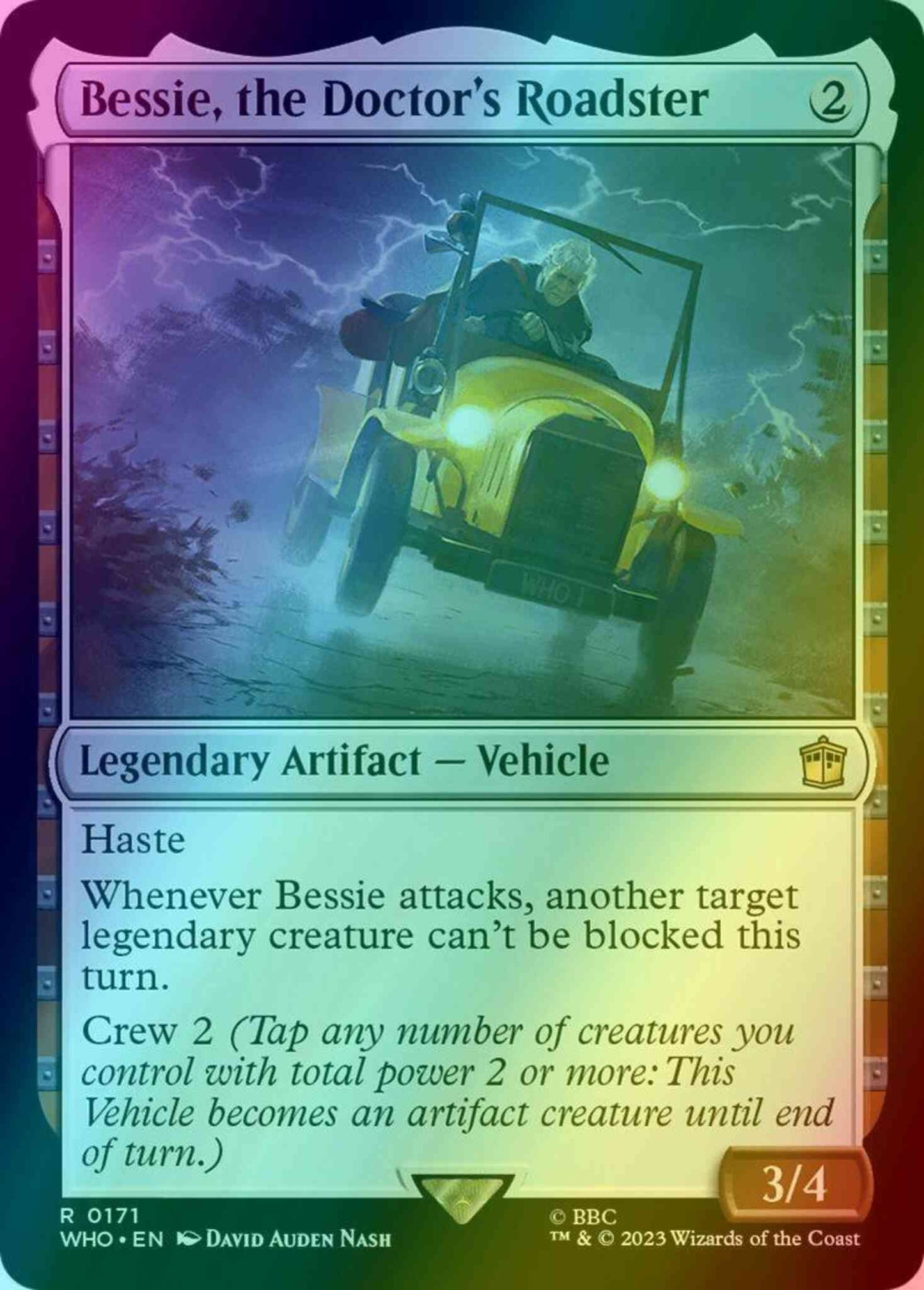 Bessie, the Doctor's Roadster [171] [Universes Beyond: Doctor Who] [Foil]