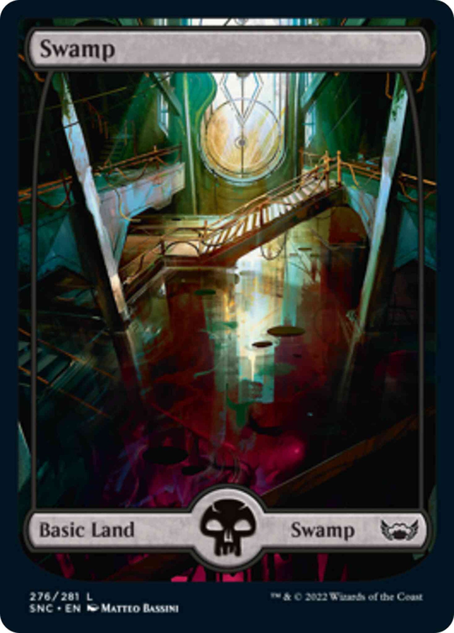 Swamp [276] [Full Art] [Metropolis] [Streets of New Capenna] [Non-Foil]