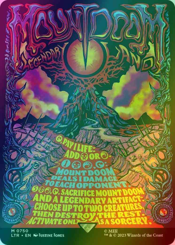 Mount Doom [750] [Borderless] [Poster] [The Lord of the Rings: Tales of Middle-earth] [Foil]