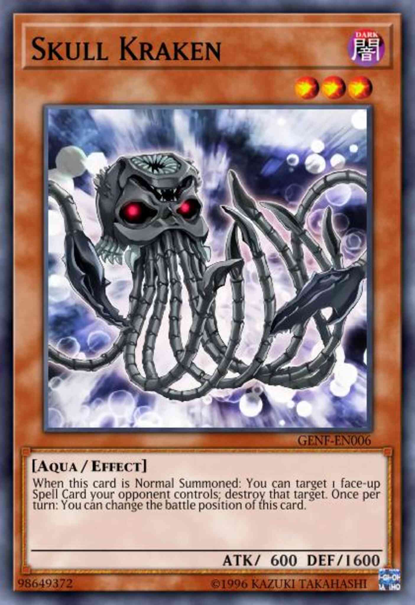 Skull Kraken - SP13-EN007 - Common - Unlimited