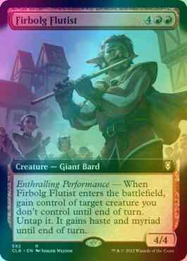 Firbolg Flutist [582] [Extended Art] [Commander Legends: Battle for Baldur's Gate] [Foil]