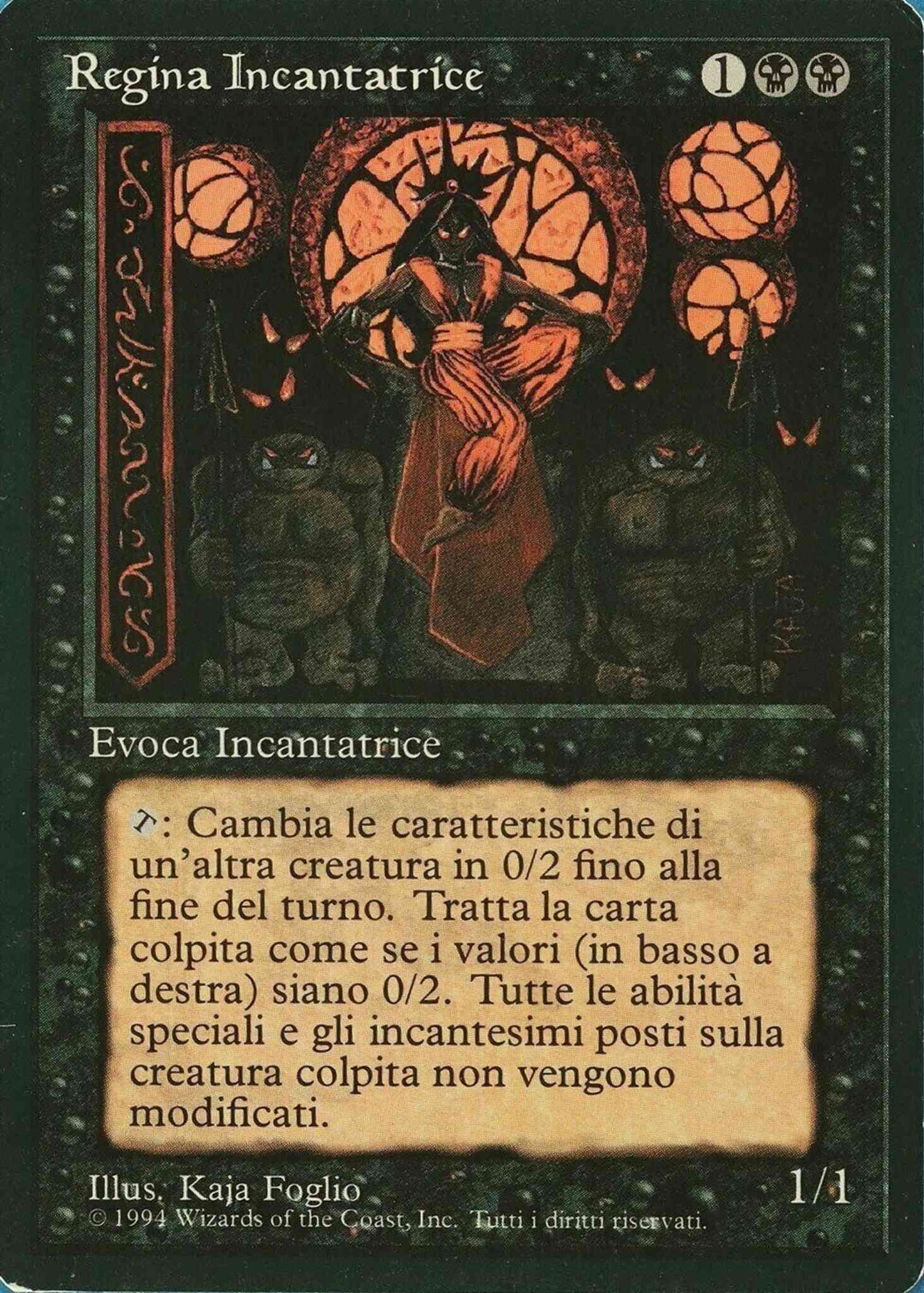 Sorceress Queen - Italian [131] [Foreign Black Border: Italian] [Non-Foil]