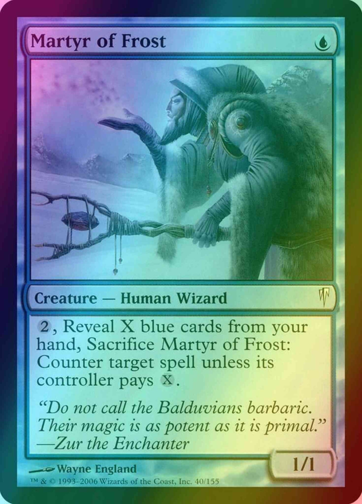 Martyr of Frost [40] [Coldsnap] [Foil]