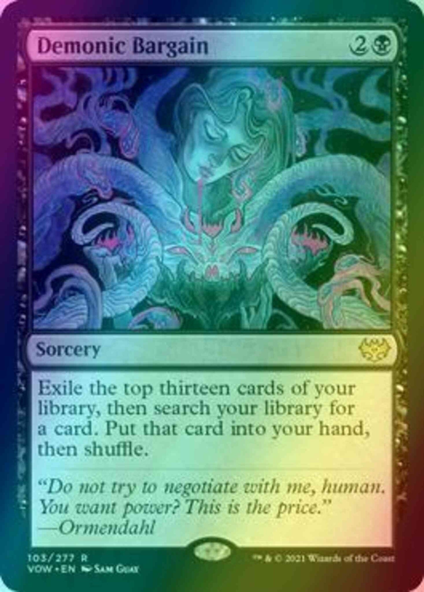 Demonic Bargain [103] [Innistrad: Crimson Vow] [Foil]