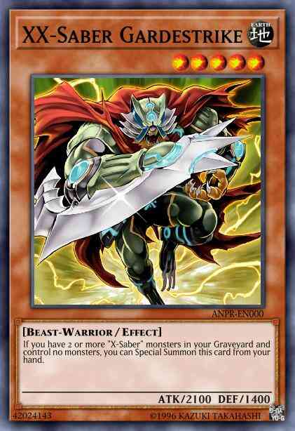 XX-Saber Gardestrike - ANPR-EN000 - Secret Rare - Unlimited