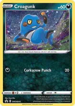 Croagunk - SWSH245 - Promo [swshp-SWSH245] [Cosmos Holo]