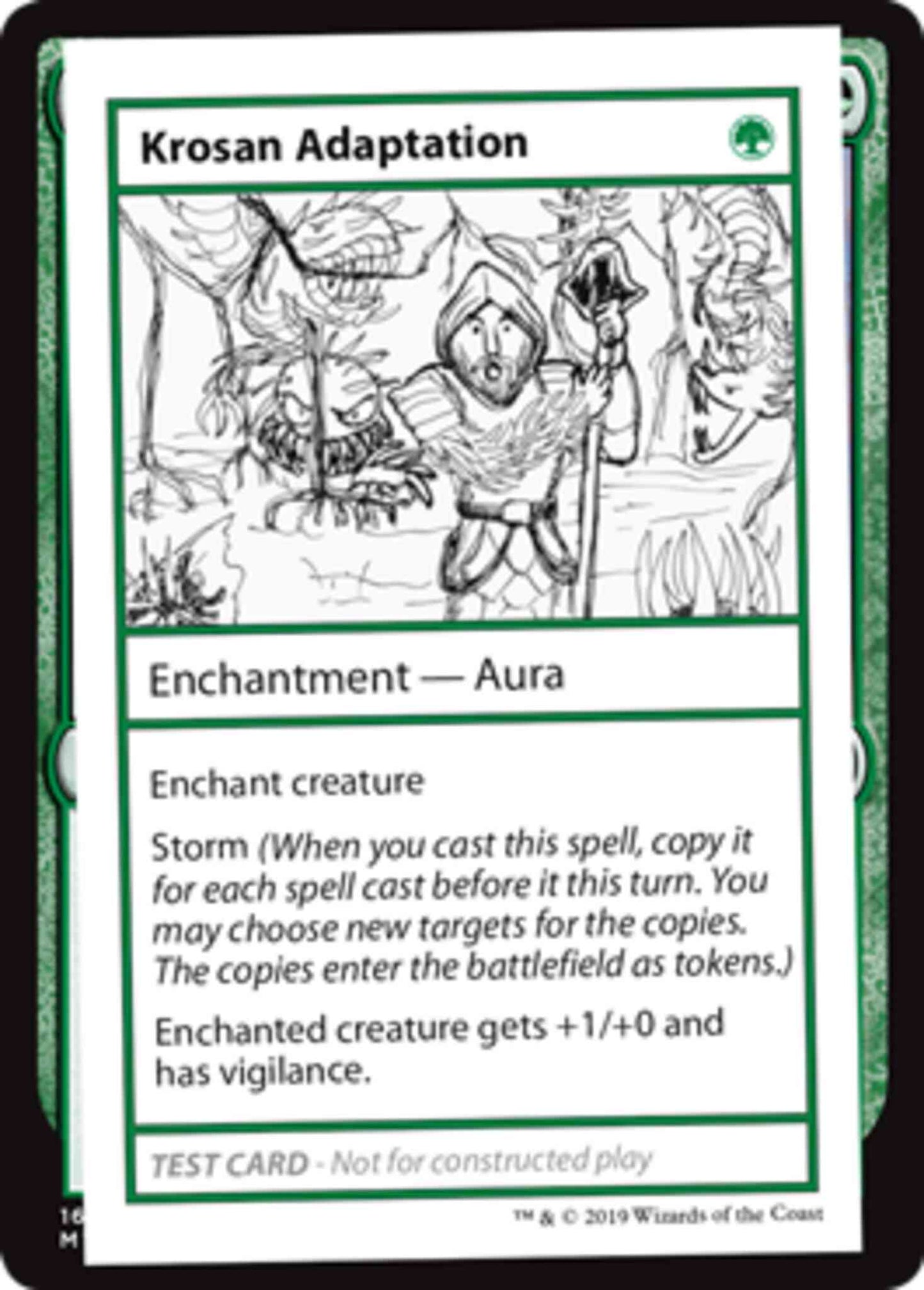 Krosan Adaptation - No Symbol [80] [Mystery Booster Playtest Cards 2021] [Non-Foil]