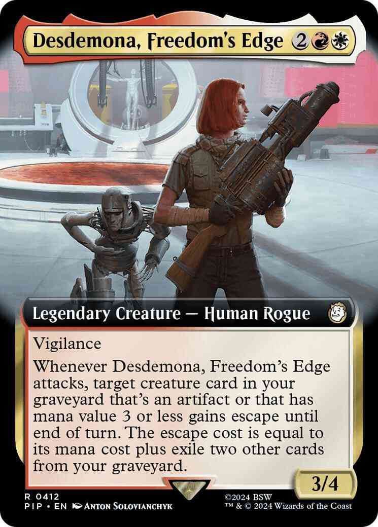 Desdemona, Freedom's Edge [412] [Extended Art] [Fallout] [Non-Foil]