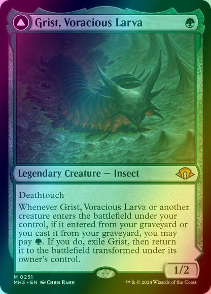 Grist, Voracious Larva // Grist, the Plague Swarm [251] [Modern Horizons 3] [Foil]