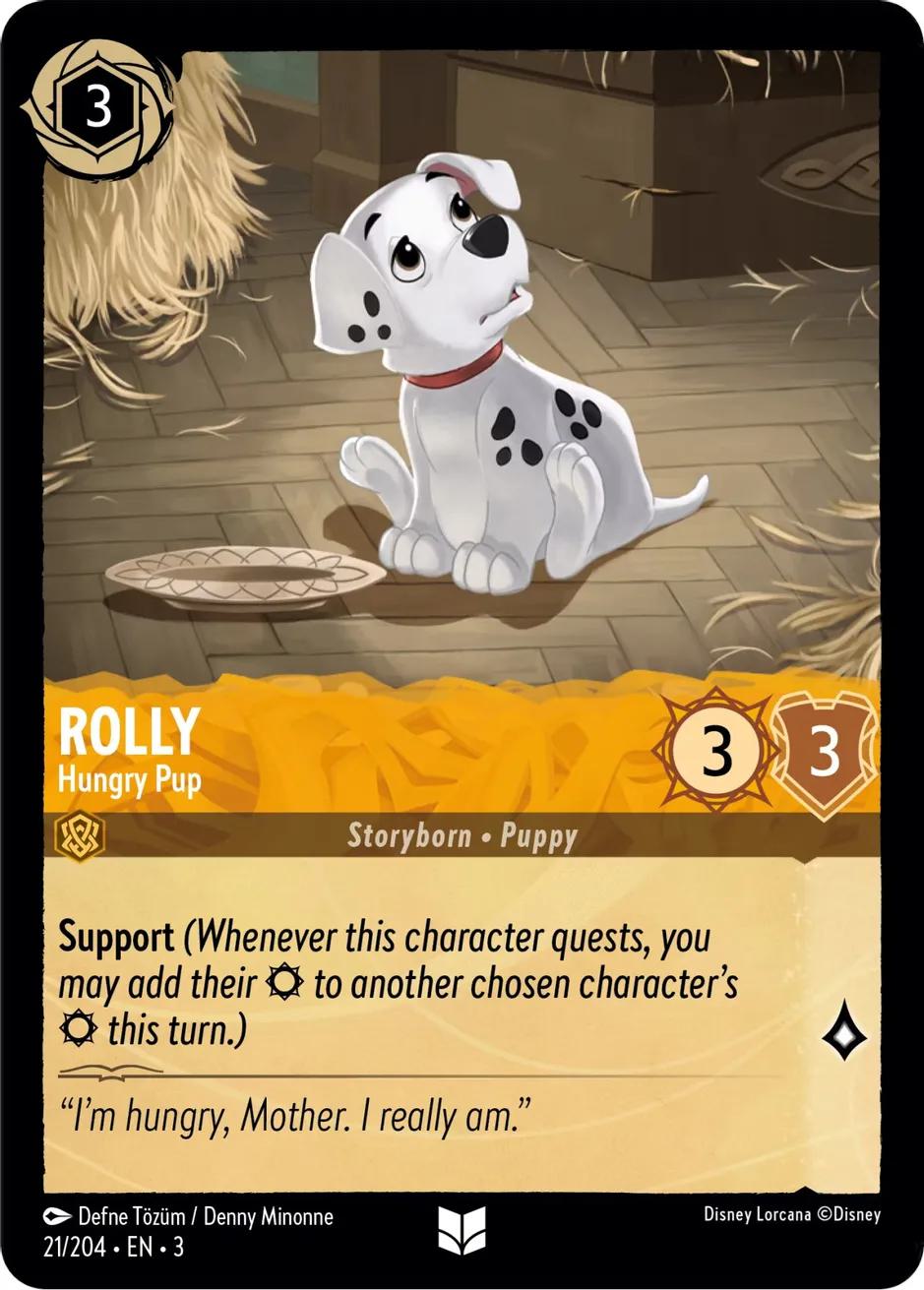 Rolly - Hungry Pup - 21/204 [Into the Inklands] [Non-Foil]
