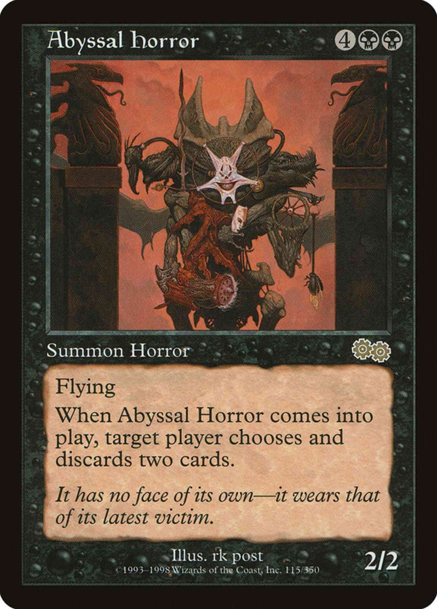 Abyssal Horror [115] [Urza's Saga] [Non-Foil]