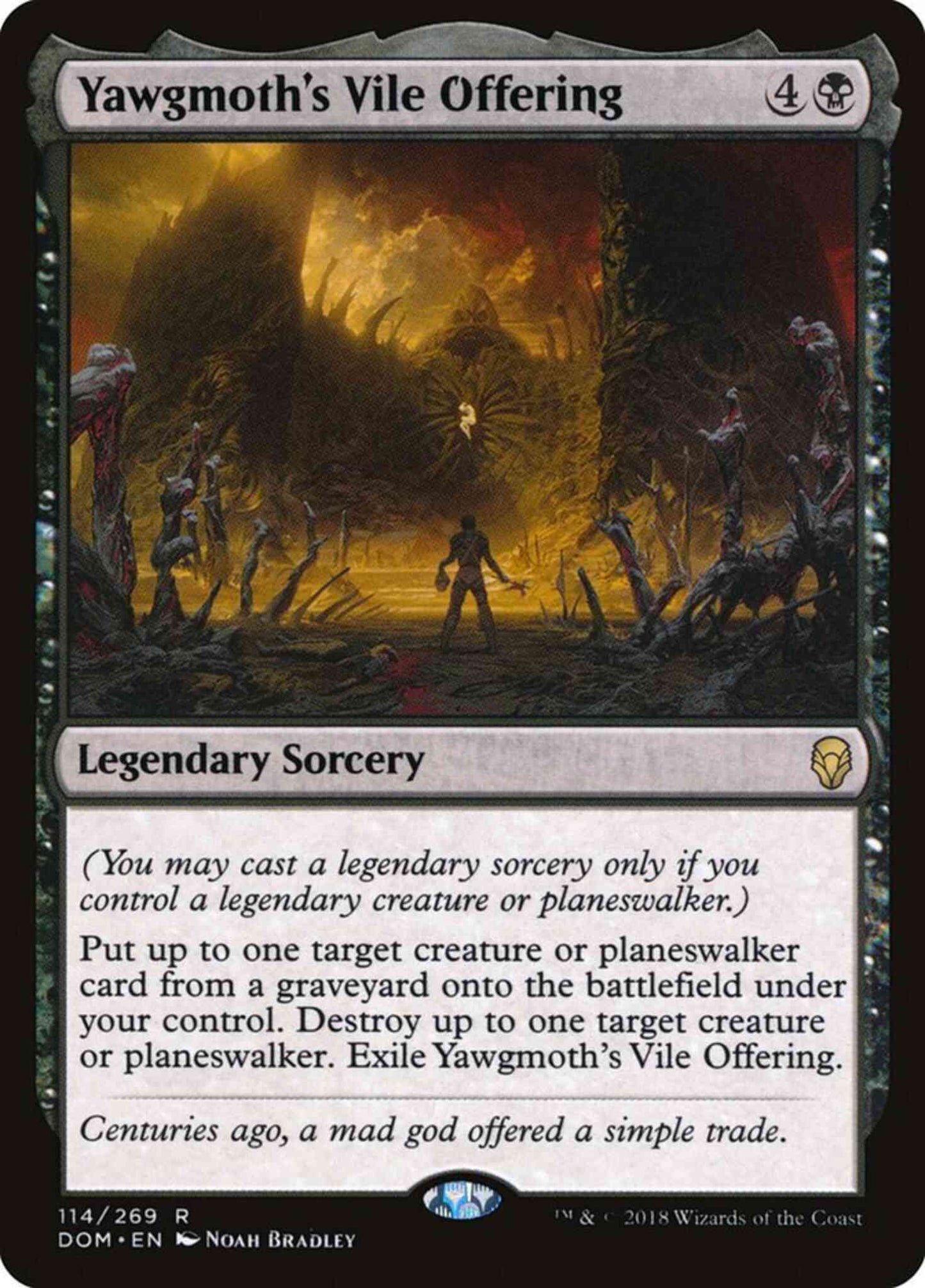 Yawgmoth's Vile Offering [114] [Dominaria] [Non-Foil]