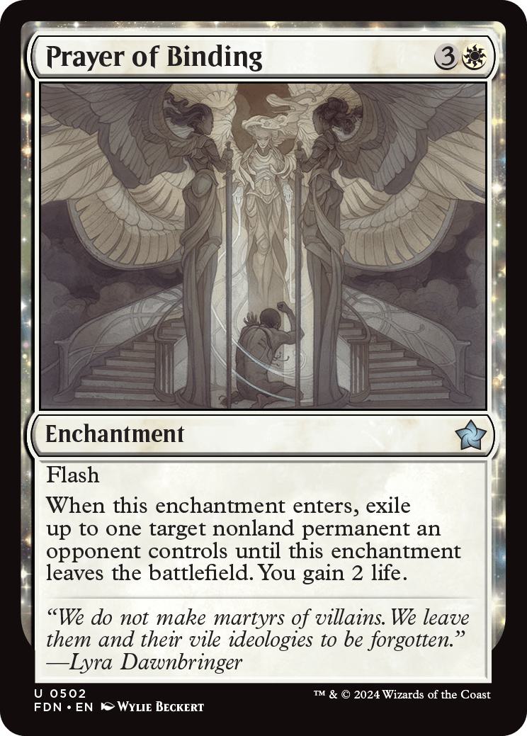 Prayer of Binding [502] [Foundations] [Non-Foil]