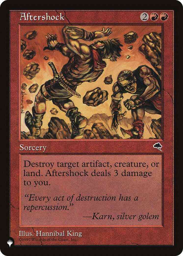 Aftershock [TMP-160] [The List] [Non-Foil]