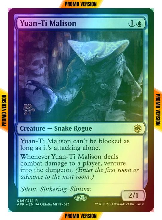 Yuan-Ti Malison [Prerelease] [86s] [Adventures in the Forgotten Realms Promos] [Foil]