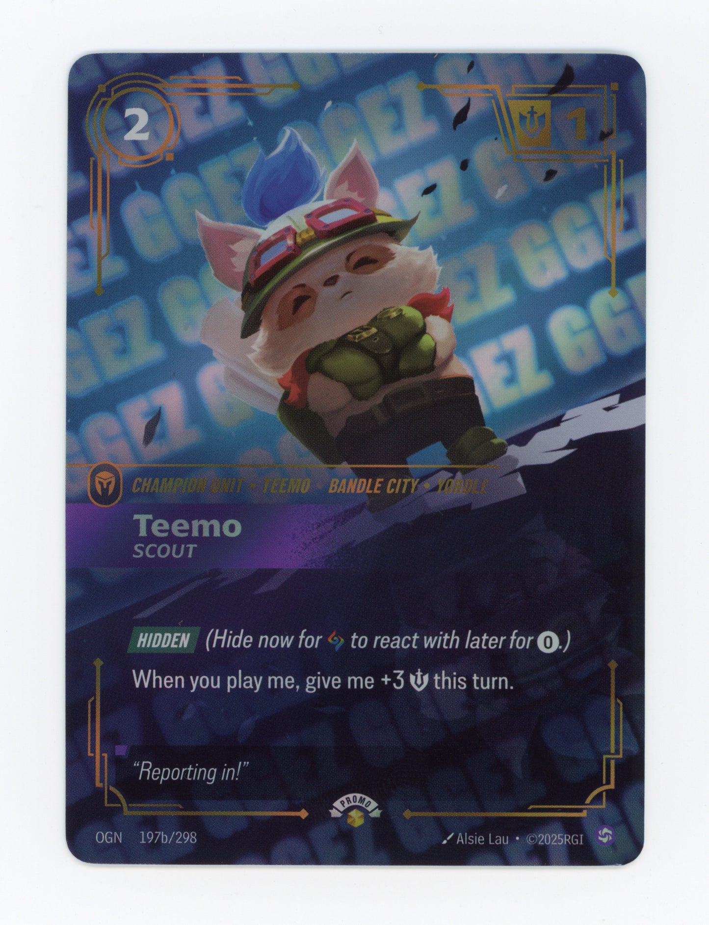 Teemo - Scout — GG EZ|Foil — ID 19233