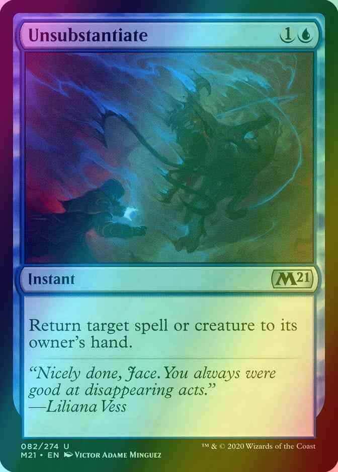 Unsubstantiate [82] [Core Set 2021] [Foil]