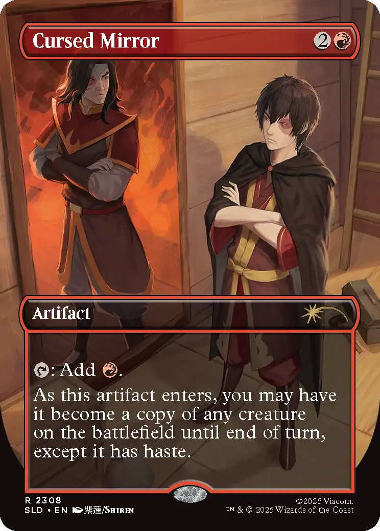 Cursed Mirror [2308] [Borderless] [The Ember Island Players] [Secret Lair Drop] [Non-Foil]
