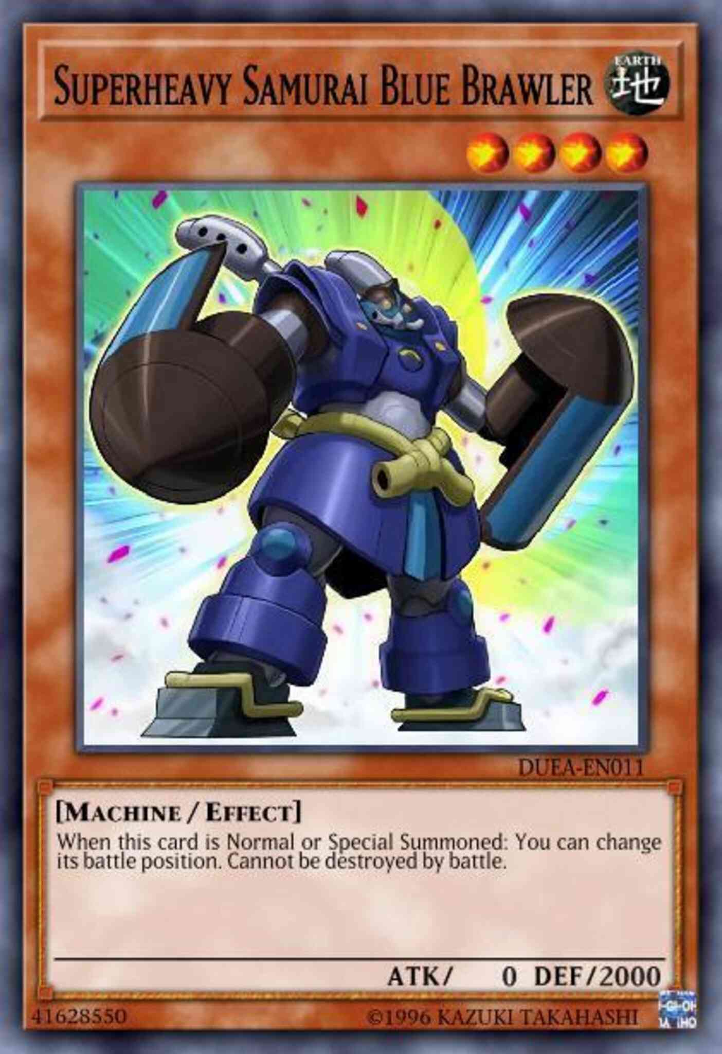 Superheavy Samurai Blue Brawler - DUEA-EN011 - Common - 1st Edition
