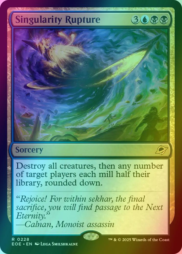 Singularity Rupture [228] [Edge of Eternities] [Foil]