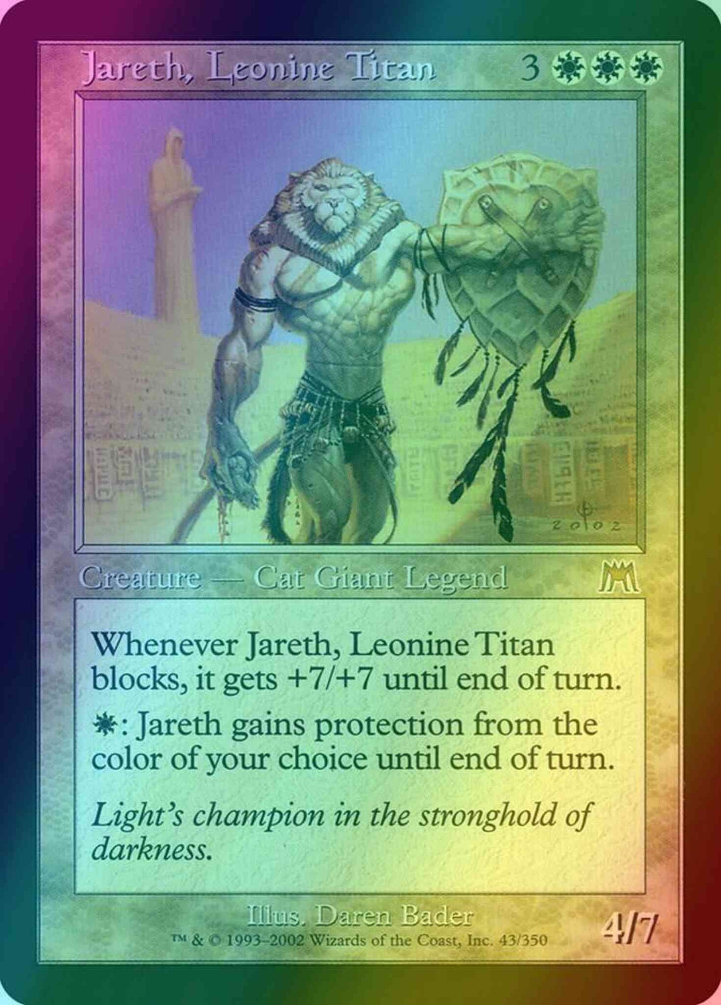 Jareth, Leonine Titan [43] [Onslaught] [Foil]