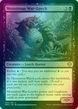Monstrous War-Leech [98] [Dominaria United] [Foil]