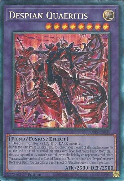Despian Quaeritis - RA05-EN036 - Collector's Rare - 1st Edition