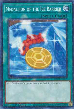 Medallion of the Ice Barrier - HAC1-EN055 - Duel Terminal Normal Parallel Rare - 1st Edition