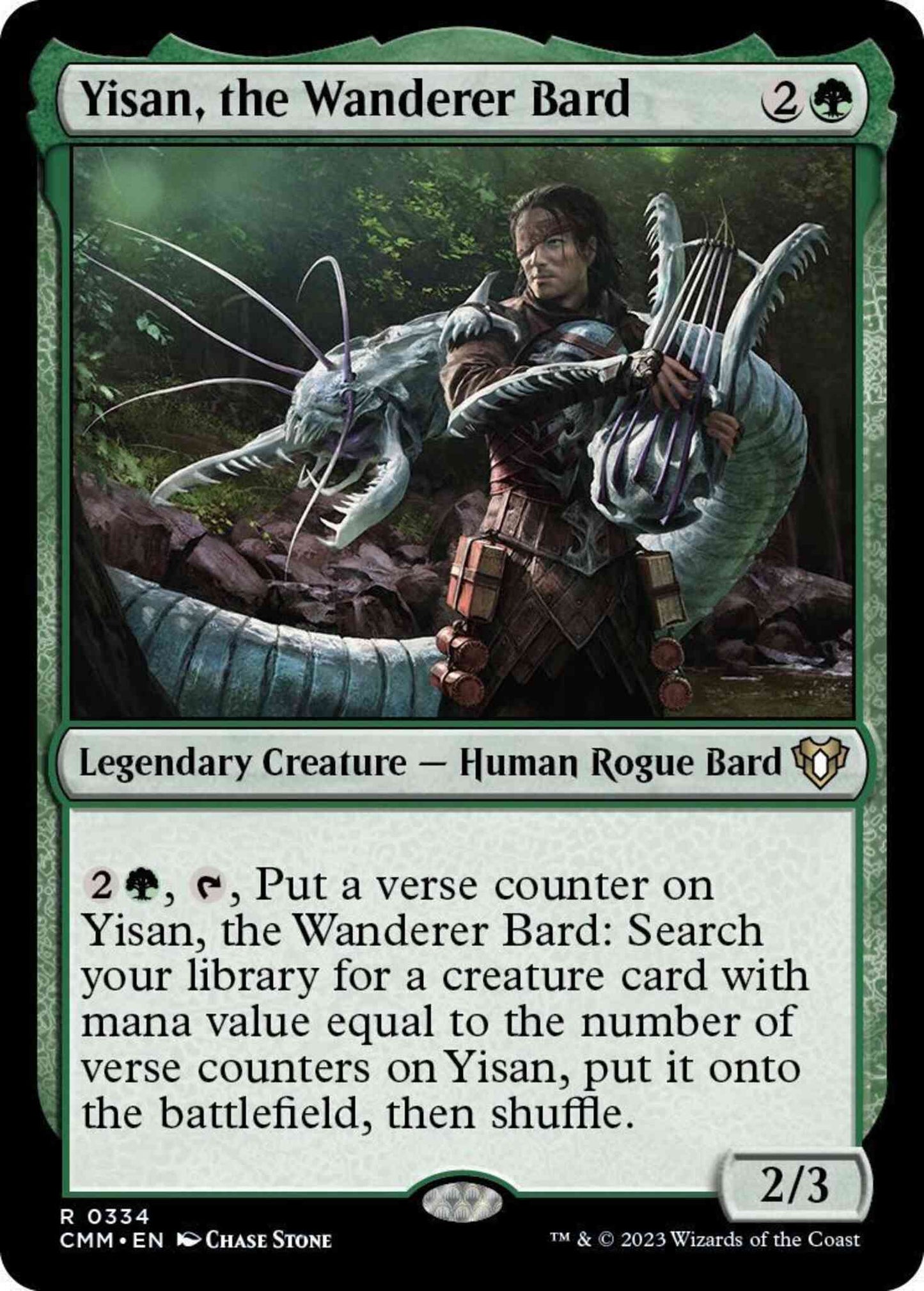 Yisan, the Wanderer Bard [334] [Commander Masters] [Non-Foil]