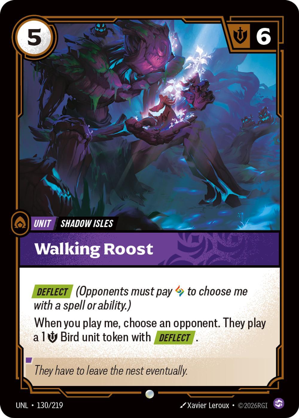 Walking Roost - 130/219 [Unleashed] [Non-Foil]