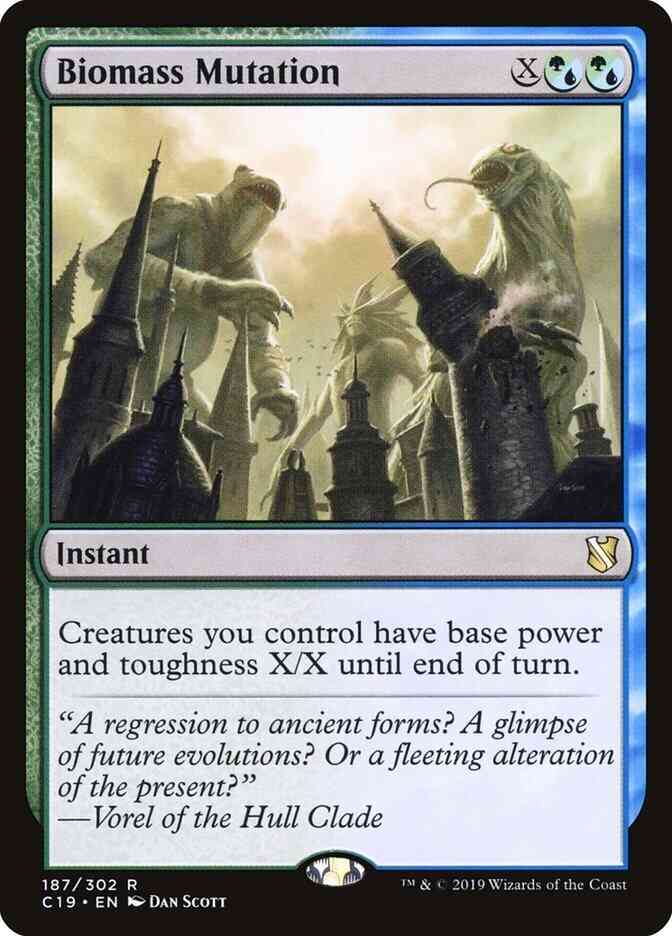 Biomass Mutation [187] [Commander 2019] [Non-Foil]