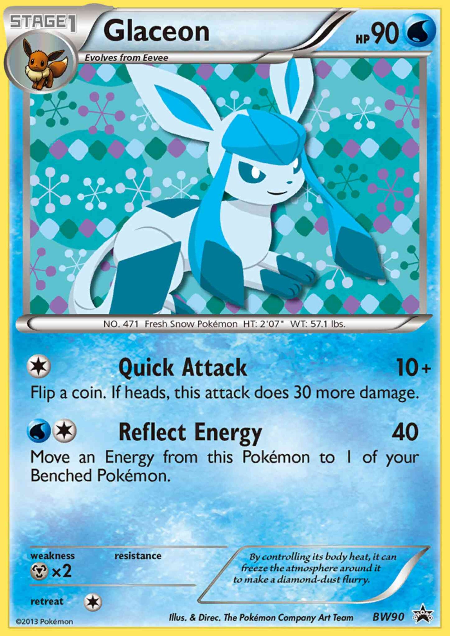 Glaceon - BW90 - Promo [bwp-BW90] [Holo]