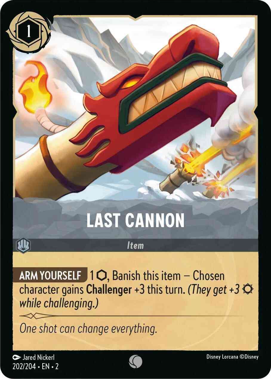 Last Cannon - 202/204 [Rise Of The Floodborn] [Cold Foil]