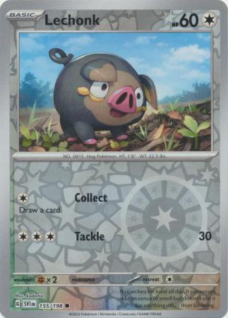 Lechonk - 155/198 - Common [sv01-155] [Reverse Holo]