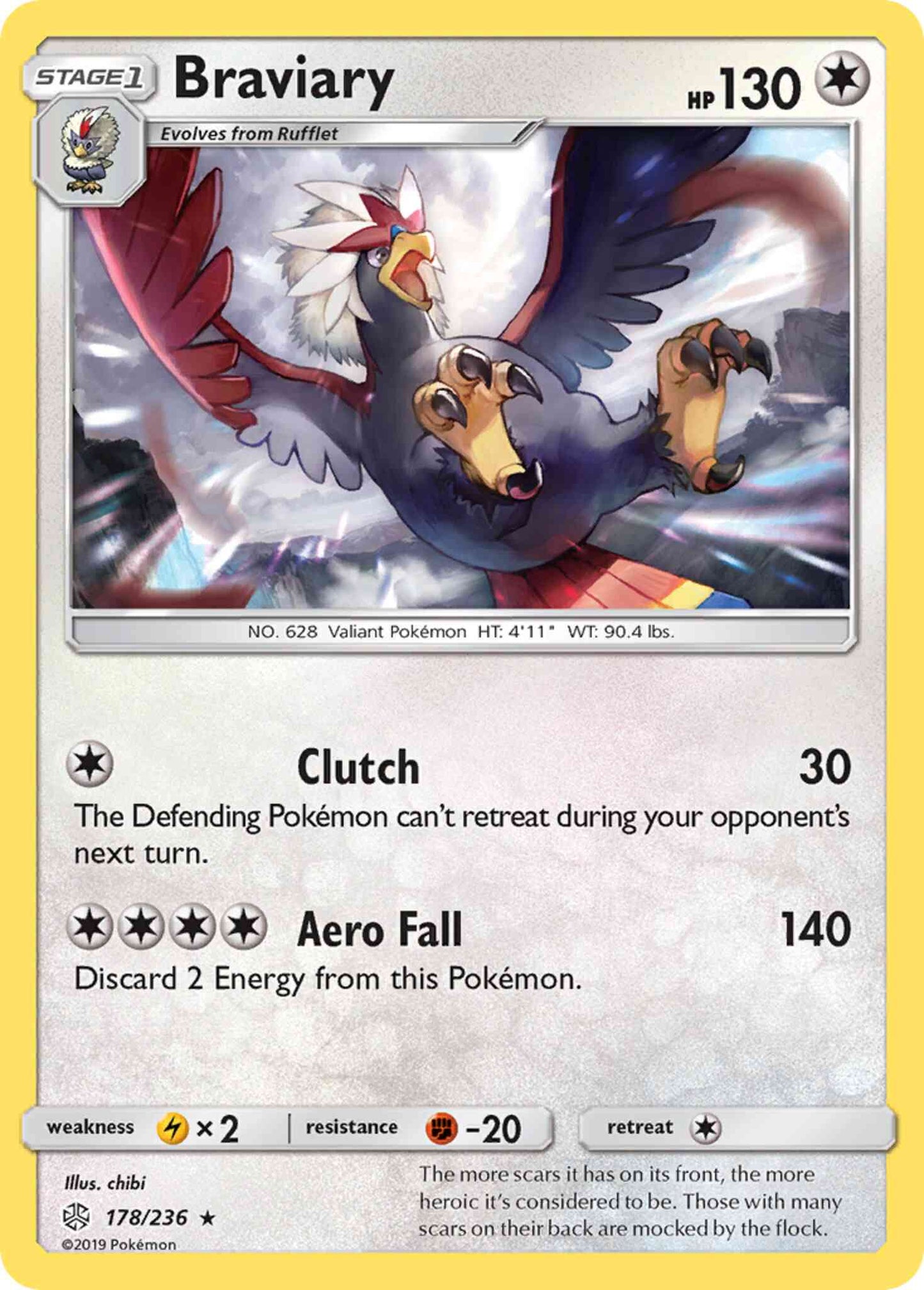 Braviary - 178/236 - Rare [sm12-178] [Non-Holo]