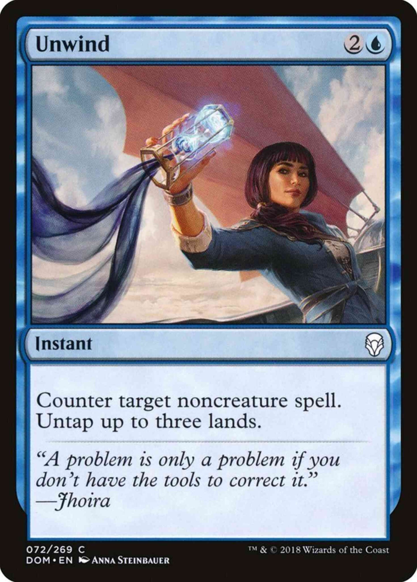 Unwind [72] [Dominaria] [Non-Foil]