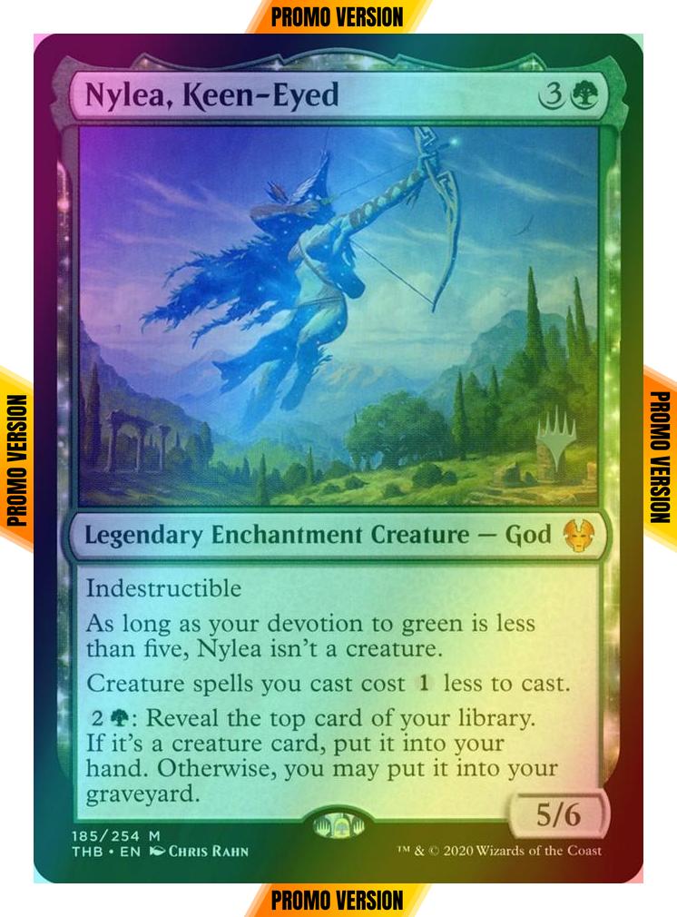 Nylea, Keen-Eyed [185p] [Promo Pack] [Theros Beyond Death Promos] [Foil]