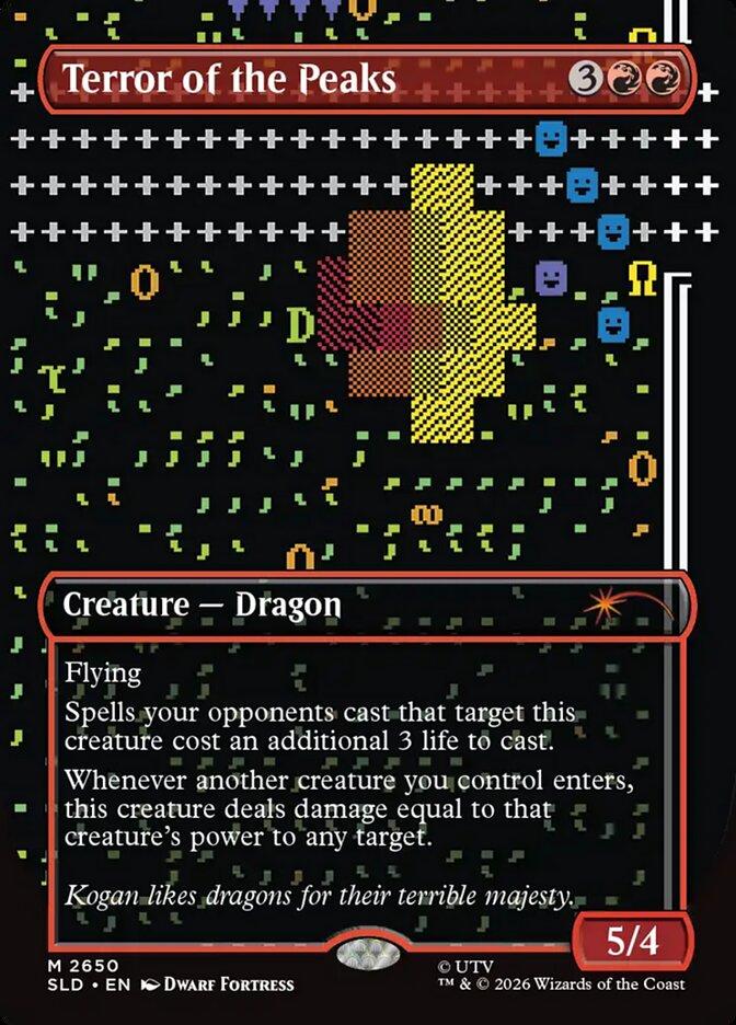 Terror of the Peaks [2650] [Borderless] [Dwarf Fortress] [Secret Lair Drop] [Non-Foil]